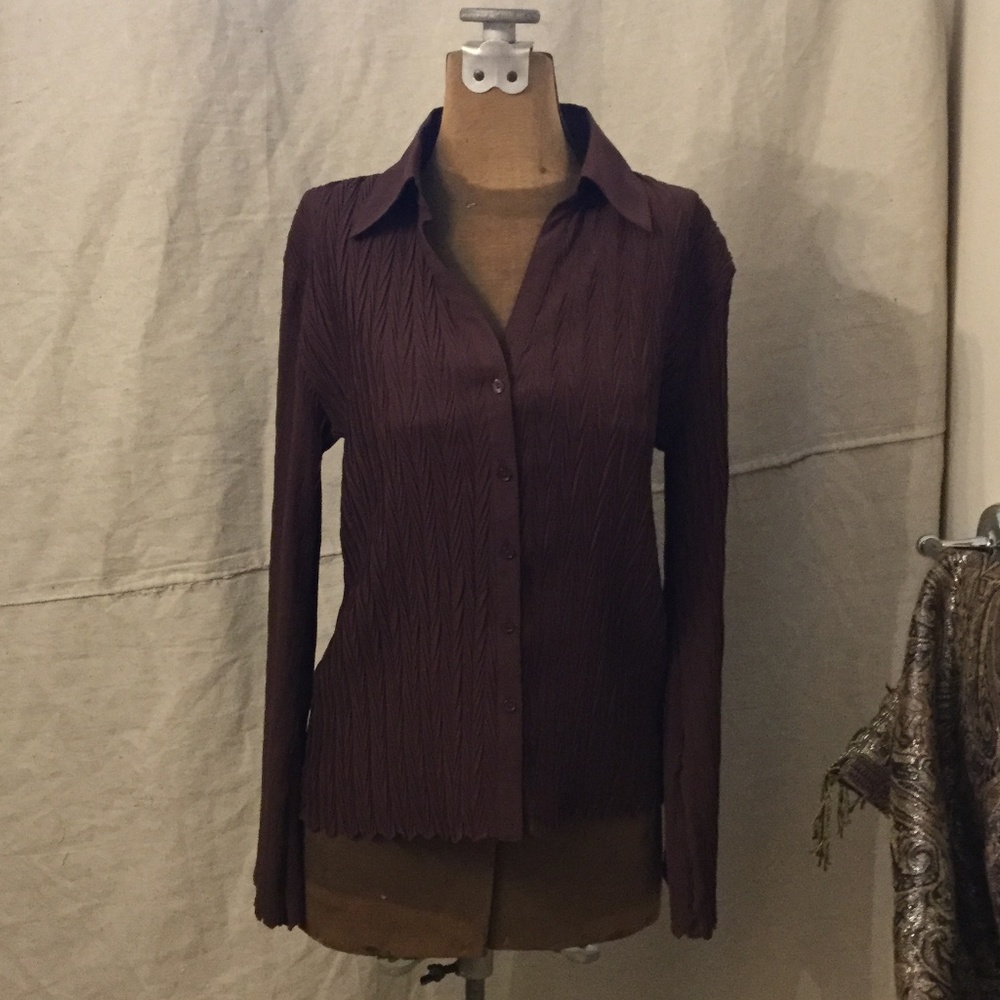 *Moving Sale!* Dress Barn Brown Blouse